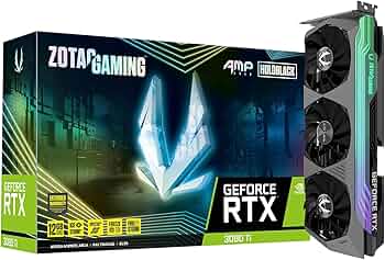RTX 3080 12GB - Zotac Model 支え棒付き ZOTAC Gaming GeForce RTX™ 3080 Ti AMP Holo 12GB GDDR6X 384-bit 19